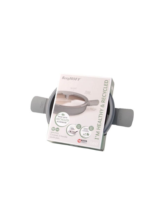 بيرجوف مقلاة سوتيه مغطاة بمقبضين من-رمادي - Image 3